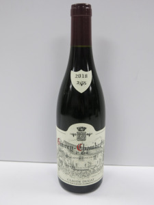 Bottle of Claude Dugat Georey Chambertin 1er Cru Red Wine, 2018, 750ml.