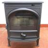 Doure 425 MultiFuel Stove. All Cast Iron Construction in Matt Black Finish, Heat Output 8kw. RRP £1279