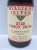 Bottle of Williams Selyem Russian River Valley Pinot Noir Red Wine, 2020, 750ml. - 2