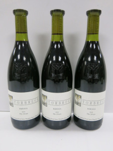 3 x Bottles of Torbreck Barossa Red Wine, 2021, 750ml.
