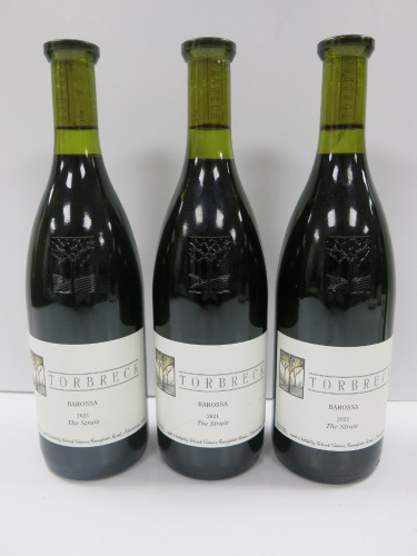3 x Bottles of Torbreck Barossa Red Wine, 2021, 750ml.