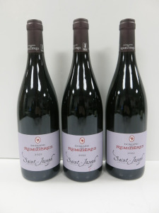 3 x Bottles of Saint Joseph Domaine des Remizieres Red Wine, 2022, 750ml.