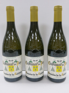 3 x Bottles of Domaine De La Solitude Chateauneuf Du Pape White Wine, 2023, 750ml.