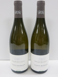 2 x Bottles of Philippe Bouzereau Saint Roman Grand Vin De Bourgogne White Wine, 2020, 750ml.
