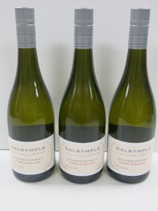 3 x Bottles of Dalrymple Pipers River Chardonnay White Wine, 2021, 750ml.