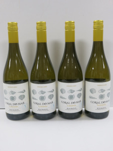 4 x Bottles of Coral Do Mar Albarino White Wine, 2024, 750ml.