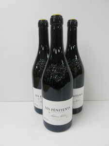 3 x Bottles of Les Penitents Chardonnay White Wine, 2020, 750ml.