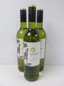 3 x Bottles of Savanah Chenin Blanc White Wine, 2023,750ml.