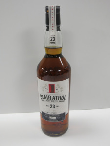 Bottle of Blair Athol Limited Release Single Malt Scotch Whisky, Aged 23 Years, Bottle No: 0362 of 5514, 700ml