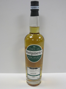 Bottle of Montgomerie's Rare Select Malt Scotch Whisky, Bowmore, Distilled 1990, Bottled 2013, Bottle No: 215, Cask M532, 700ml.