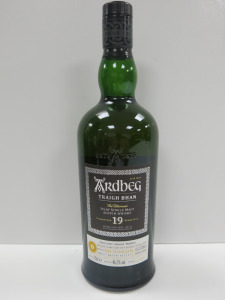 Bottle of Ardbeg Traigh Bhan The Ultimate Islay Single Malt Scotch Whisky, Aged 19 Years Old, 700ml.