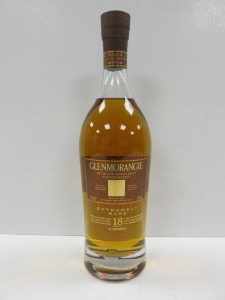 Bottle of Glenmorangie Extremely Rare Highland Single Malt Scotch Whisky, 18 Years Old, 700ml.