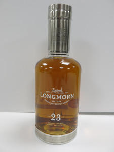 Bottle of Longmorn Speyside Single Malt Scotch Whisky, Aged 23 Years, 700ml.