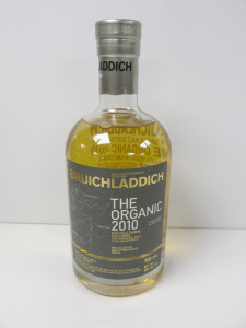 Bottle of Bruichladdich The Organic 2010 Islay Single Malt Scotch Whisky, Aged 8 Years, 700ml.