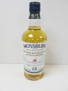 Bottle of Mossburn Batch Strength Seyside Blended Malt Scotch Whisky, 12 Years Old, 700ml.