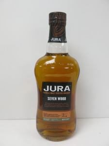 Bottle of Jura Seven Wood Single Malt Scotch Whisky, 700ml.