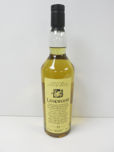 Bottle of Linwood Speyside Single Malt Scotch Whisky, 12 Years Old, 700ml.
