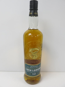 Bottle of Loch Lomond Inchmurrin Single Malt Scotch Whisky, Aged 12 Years, 700ml.