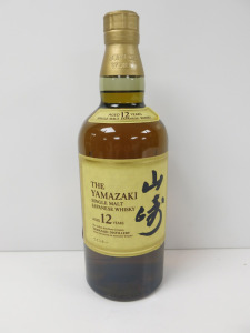 Bottle of The Yamazaki Single Malt Japanese Whisky, Aged 12 Years, 700ml.