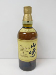 Bottle of The Yamazaki Single Malt Japanese Whisky, Aged 12 Years, 700ml.