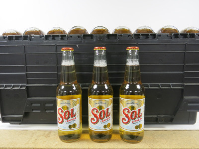 89 x Bottles of Sol Cerveza Original De Mexico Beer, 330ml. NOTE: crate not included.