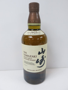 Bottle of The Yamazaki Distillers Reserve Single Malt Japanese Whisky, 700ml.