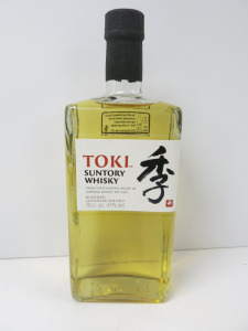 Bottle of Toki Suntory Blended Japanese Whisky, 700ml.