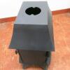 Devon Free Standing Double Sided Wood Burning Stove, withy Single Door & Low Canopy, Matt Black Finish, 9kw Output. RRP £1925 - 6