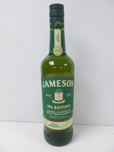 Bottle of Jameson Triple Distilled IPA Edition Irish Whisky, 700ml.