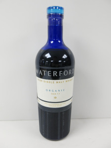 Bottle of Waterford Organic Gaia 1.1 Irish Single Malt Whisky, 700ml.