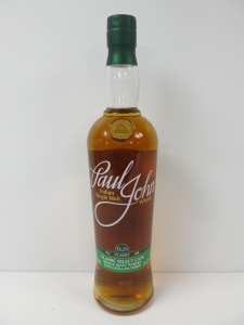 Bottle of Paul John Classic Indian Single Malt Whisky, 700ml.