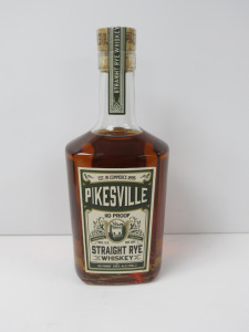 Bottle of Pikesville Straight Rye Whiskey, Aged 6 Years, 750ml.