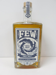 Bottle of FEW Spirits Triple Smoke Single Malt, Batch 19D25, 700ml.