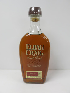 Bottle of Elijah Craig Small Batch Kentucky Straight Bourbon Whiskey, 700ml.