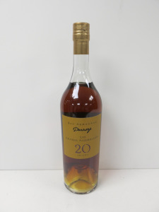 Bottle of Bas-Armagnac Darroze Les Grands Assemblages Brandy, Aged 20 Years, 700ml.