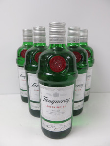 6 x Bottles of Tanqueray London Dry Gin, 700ml.