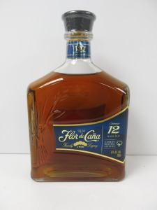 Bottle of Flor de Cana Rum, 700ml.