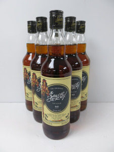 6 x Bottles of Sailor Jerry Spiced Rum, 700ml.