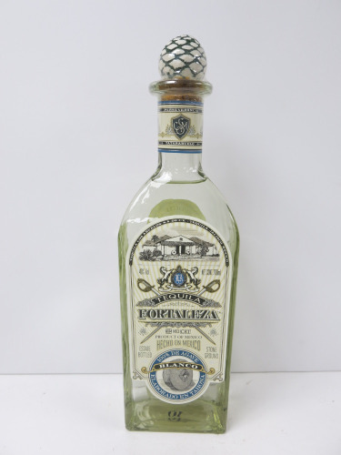 Bottle of Fortaleza Blanco Tequila, 700ml.