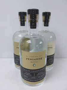 3 x Bottles of El Camino Del Pensador Mezcal to Include: 2 x Maguey & 1 x Agave, 500ml.