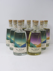 9 x Bottles of El Rayo Tequila to Include: 5 x Plata & 4 x Reposado No 2, 700ml.