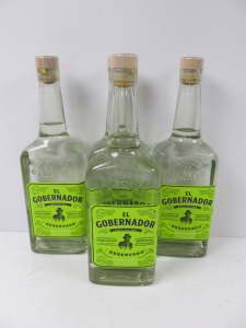 4 x Bottles of El Gobernador Pisco Chileno, 700ml.