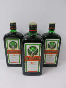 4 x Bottles of Jagermeister, 700ml.