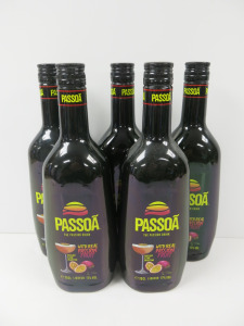 5 x Bottles of Passoa The Passion Drink Liqueur, 700ml.