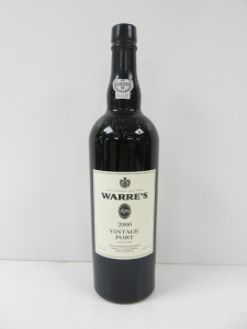Bottle of Warre's 2000 Vintage Port, 750ml.
