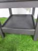Black Wooden Coffee Table with Under Shelf. Size H40cm, W40cm & D40cm. (Condition as Viewed). - 2