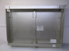 NEXT Compact Silver Mirrored Radiator Cover. H91cm x W118cm x D20cm. - 4