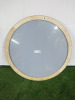 IKEA Stockholm Round Mirror with Wooden Frame. Size Diameter 60cm. - 6