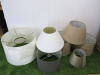7 x Assorted Lamps Shades (Conditions As Viewed/Pictured).