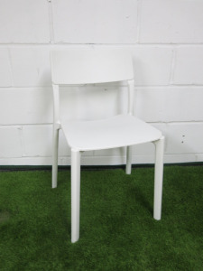 Ikea Janinge Chair in White.
